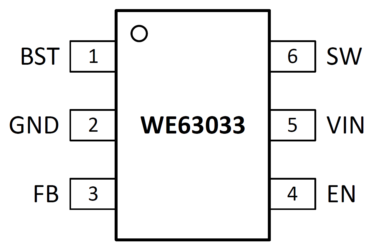 WE63033芯片引脚图