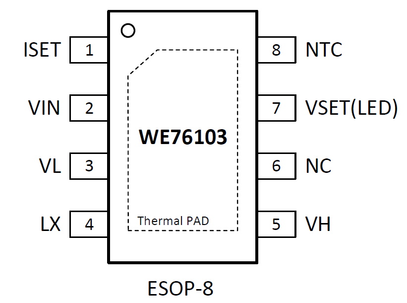 WE76103引脚信息